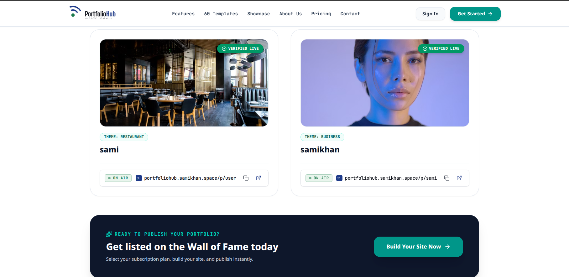 Portfolio Hub 5
